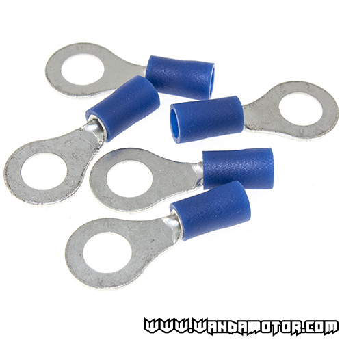 O-plug 6.4mm blue 5pcs